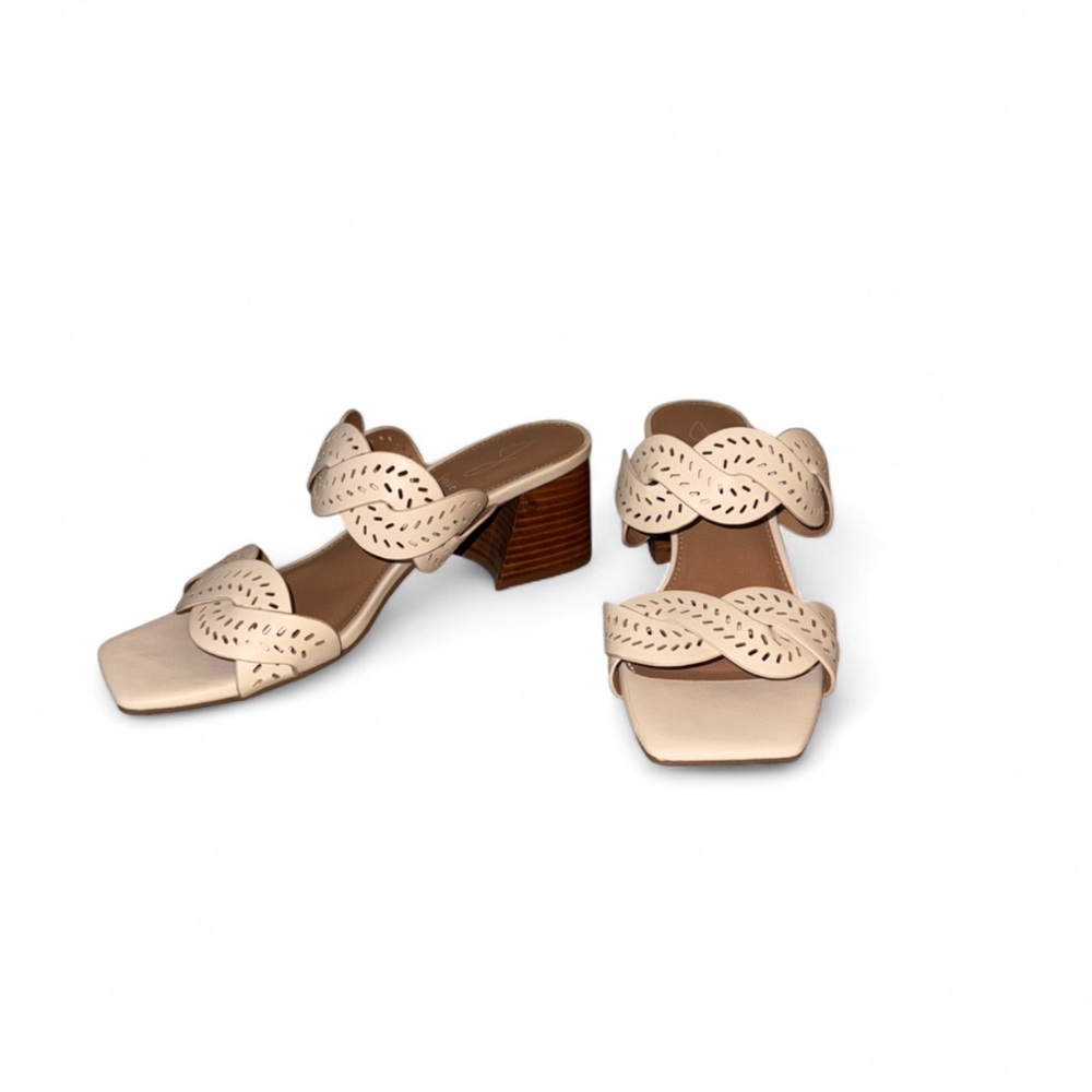 Joie Society heeled sandals in white
